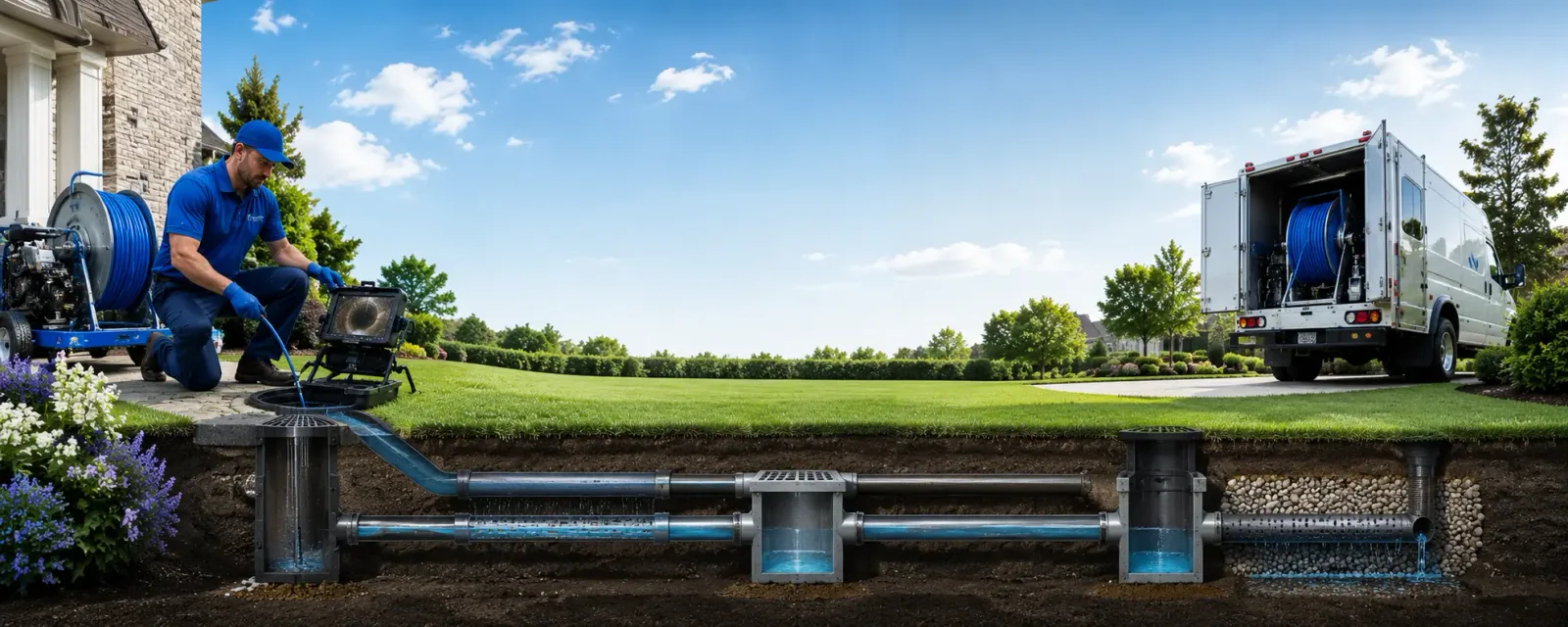Outdoor drain cleaning information for Hockley, TX