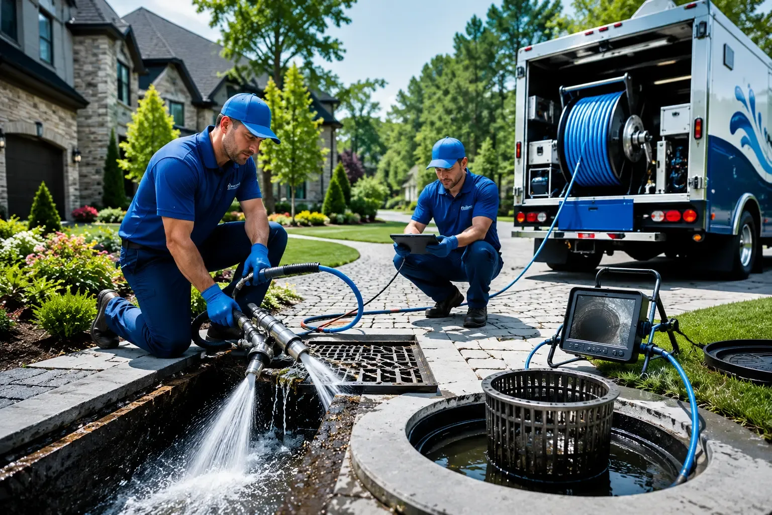 Local outdoor drain cleaning professionals in Hockley, TX